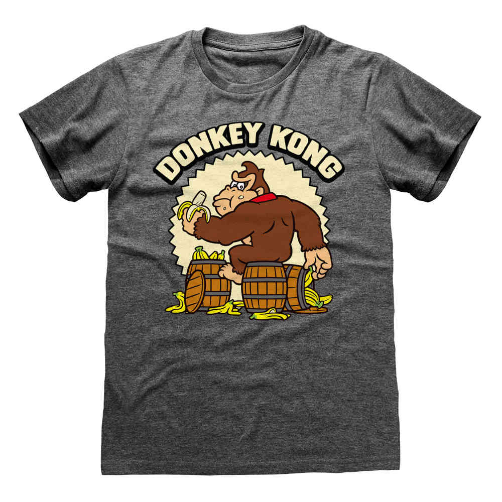 Nintendo Donkey Kong - Donkey Kong Mens T-shirt - Grey
